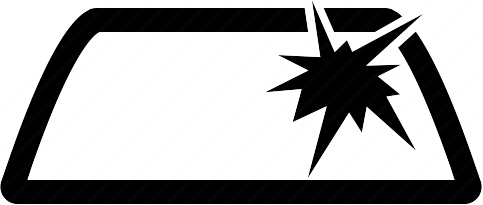 cracked auto glass icon